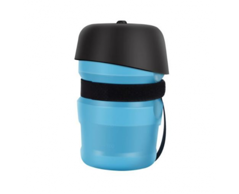 Bouteille d'eau pliable de 0,6 L, Hydratation Portable